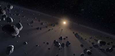 Kuiper Belt's ice cores