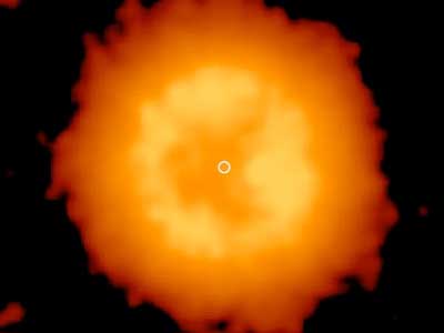 Infrared image of nebula of J005311