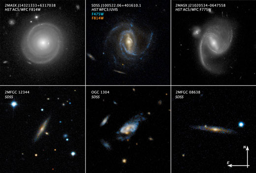 Mosaic of Super Spiral Galaxies