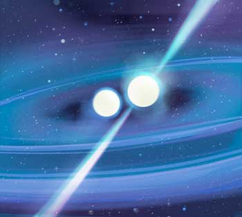 Artist's Impression of the Newly Discovered Pulsar PSR J1913+1102