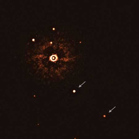 First ever image of a multi-planet system around a Sun-like star
