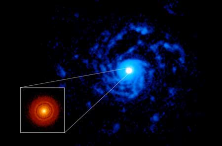 ALMA image of the planet-forming disk around the young star RU Lup