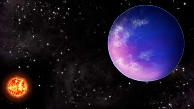 Artist's Impression of planet K2-25b