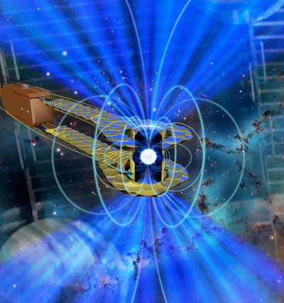 firing nanometer laser light into a hohlraum