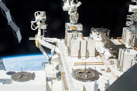 bacterial exposure experiment located on the exterior of Kibo, the Japanese Experimental Module of the International Space Station