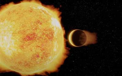 Artist's impression of LTT 9779b