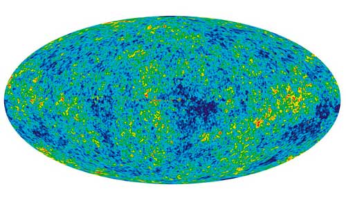 full-sky image of background radiation