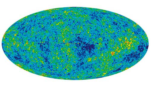 full-sky image of background radiation