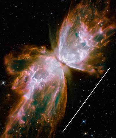 The Butterfly nebula