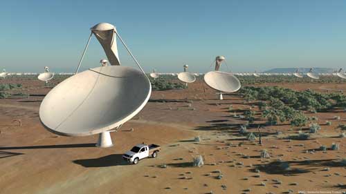 Square Kilometre Array radia telescopes