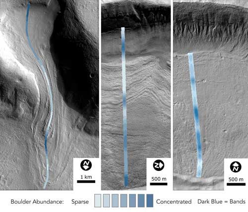 Mars Glacier Image