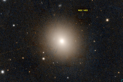 giant elliptical galaxy NGC1453, taken by Pan-STARRS