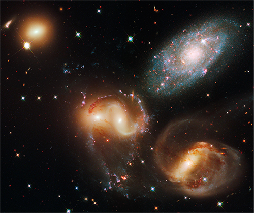 A compact group of interacting galaxies