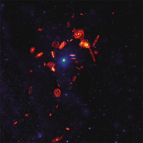 The VERTICO—Virgo Environment Traced in Carbon Monoxide—Survey observed the gas reservoirs in 51 galaxies in the nearby Virgo Cluster