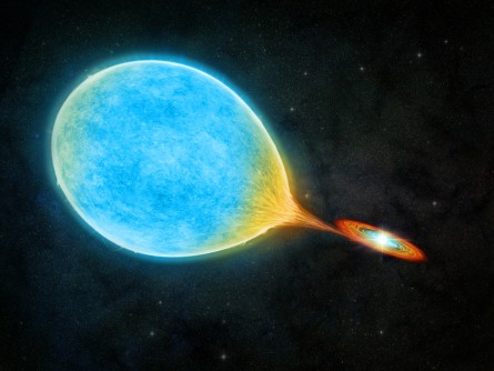 Artist’s depiction of a pre-extremely low mass (ELM) white dwarf