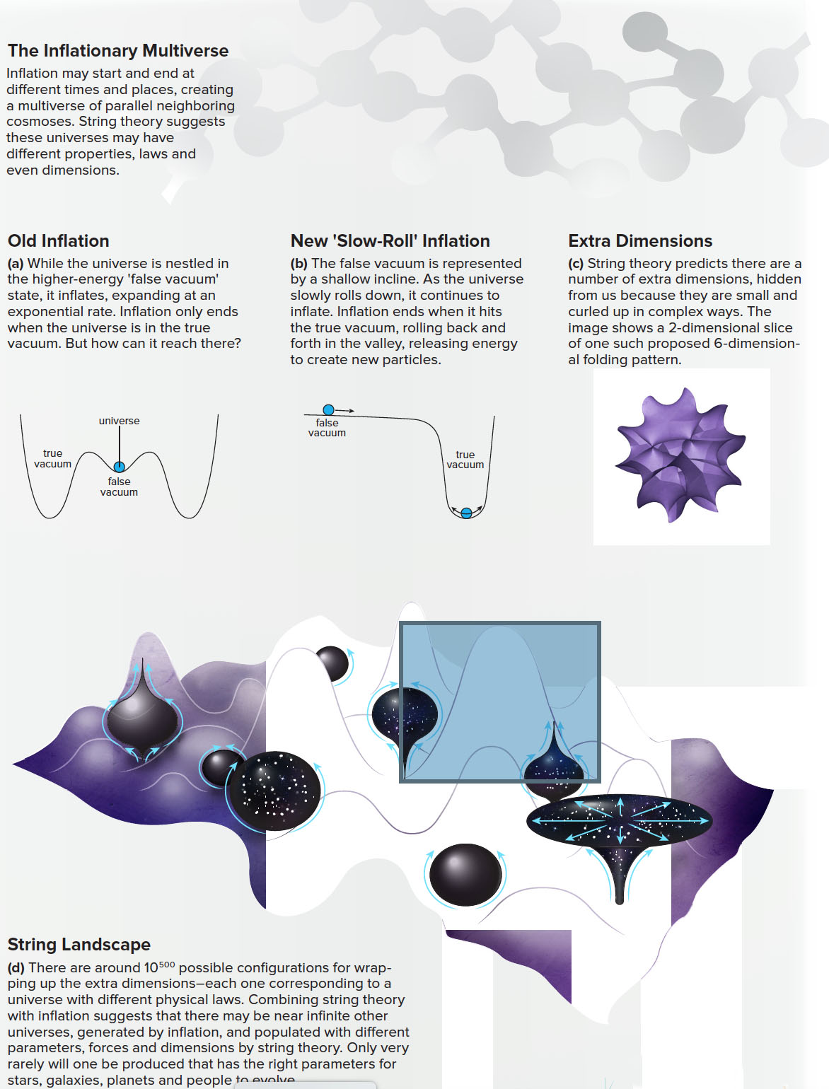 a multiverse of multiple parallel universes