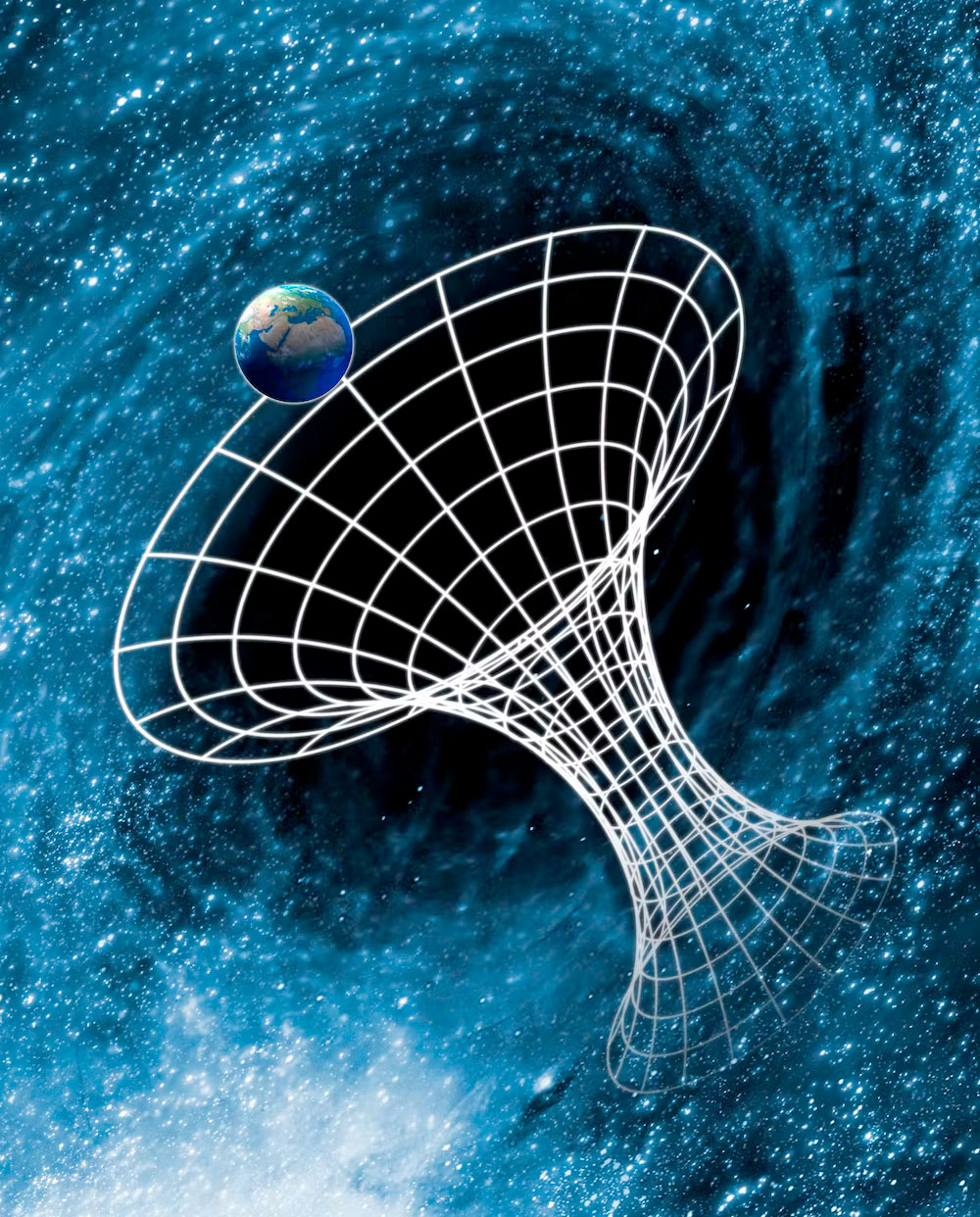 illustration of wormhole