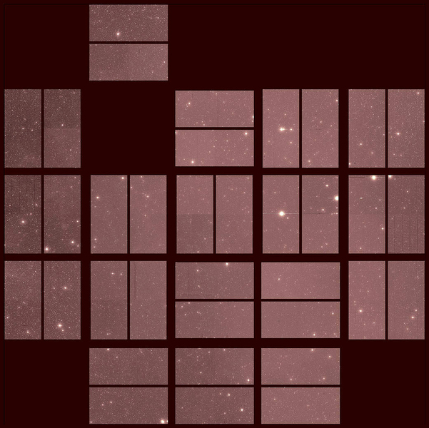 The 'last light' image taken on Sept. 25, 2018 by the Kepler space telescope