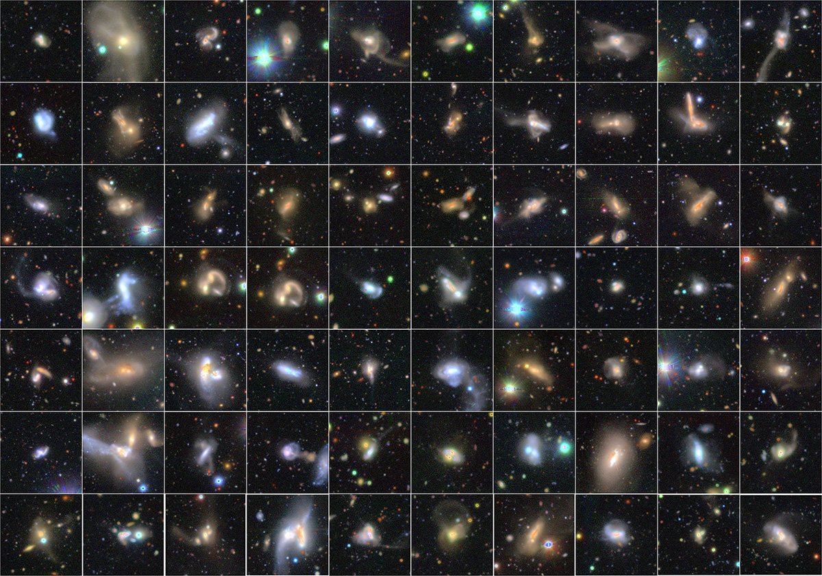 Galaxies identified as showing strong signs of interactions in GALAXY CRUISE