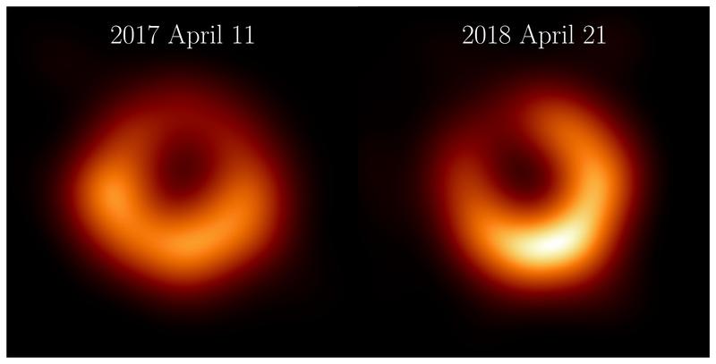 The first and second images of the black hole M87*