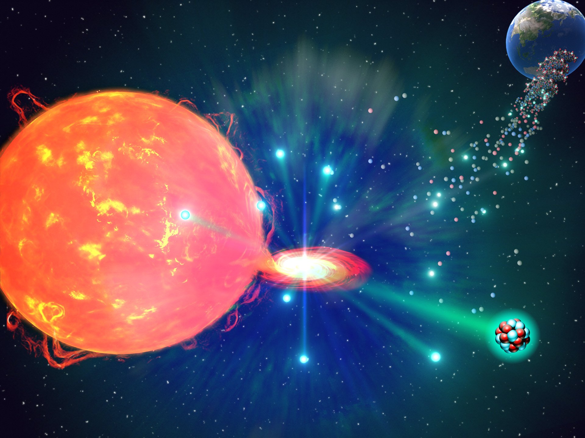 a theory suggests a type of stellar explosion known as ONe novae as a major source of phosphorus