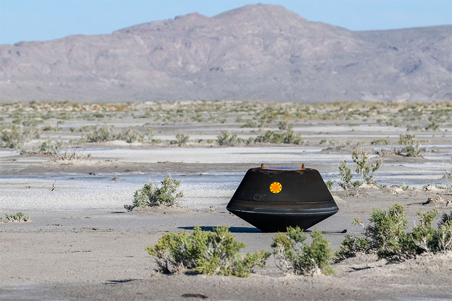 Bennu sample capsule