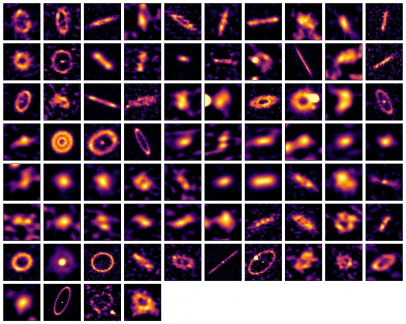 This gallery contains 74 images of different star systems with cometary belts