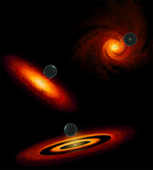 About a third of the 49 young isolated stars surveyed by the researchers were found to be misaligned with their protoplanetary disk