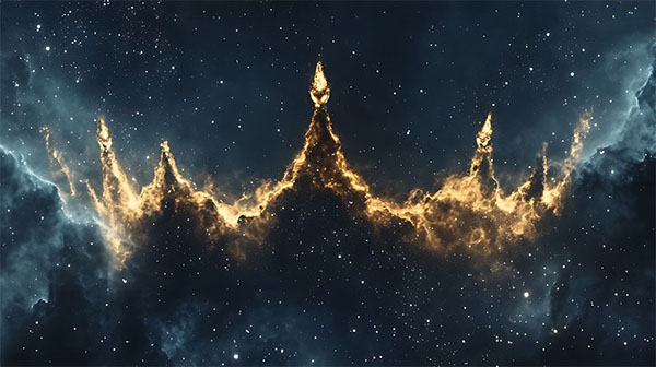 Clouds of cosmic dust and gas