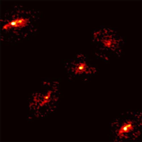A rare cosmic configuration: An Einstein Cross with five points of light, instead of the usual four