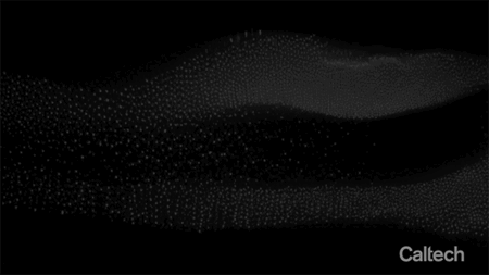 The cloud of ice grains exhibits complex motion between the electrodes that maintain the plasma in the experimental setup