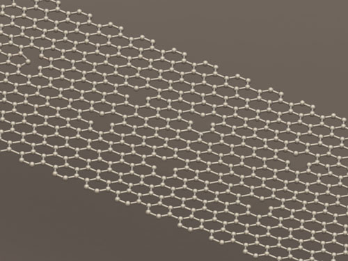Reactive-ion etching with Ar+ ions induces nanopores in graphene