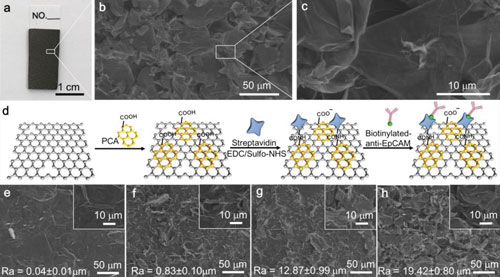 Functionalization and characterization of reduced graphene oxide (rGO) films