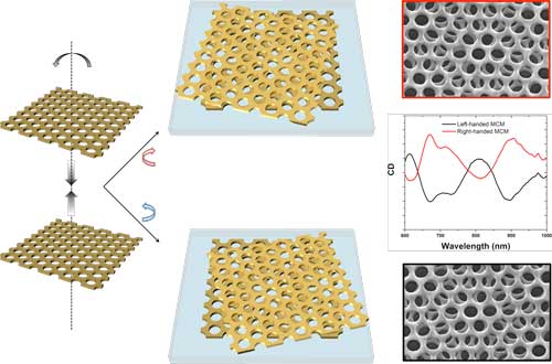 Structural property of Moiré chiral metamaterials