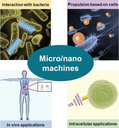 Application of micro/nanomachines in living biosystems