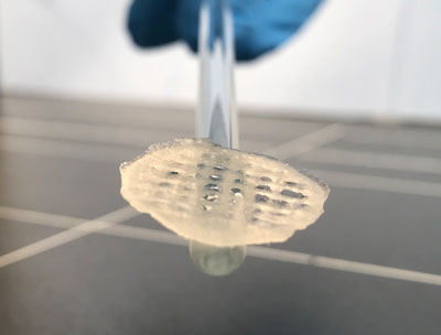 3D printed wound dressing device