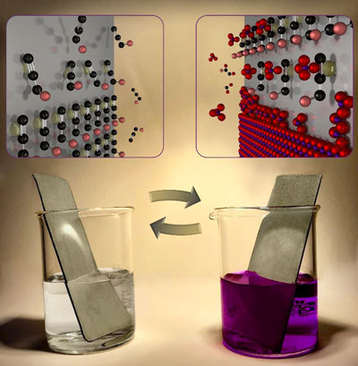 monolayer adsorption of propargyl alcohol on a surface