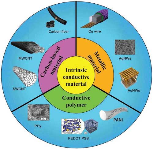 Intrinsic conductive nanomaterials