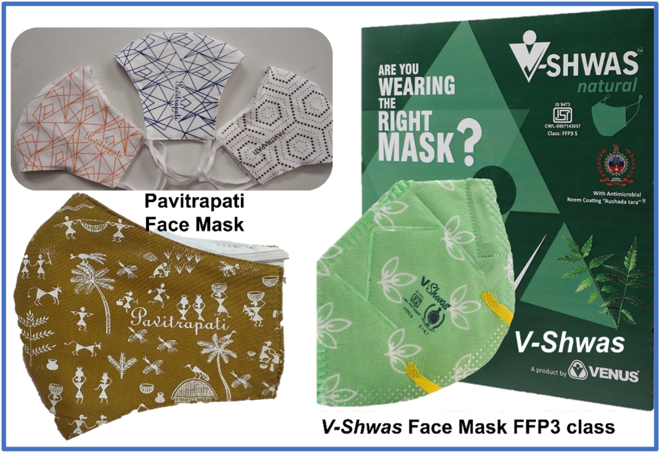 various face masks