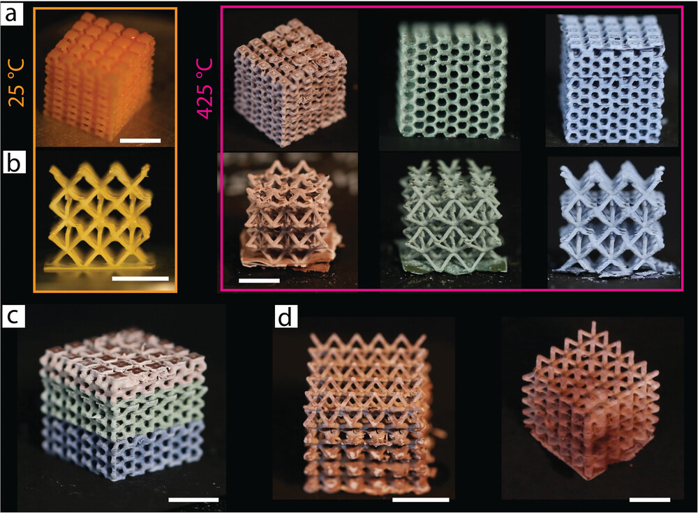 Complex-shaped photonic colloidal glasses manufactured by DLP-printing