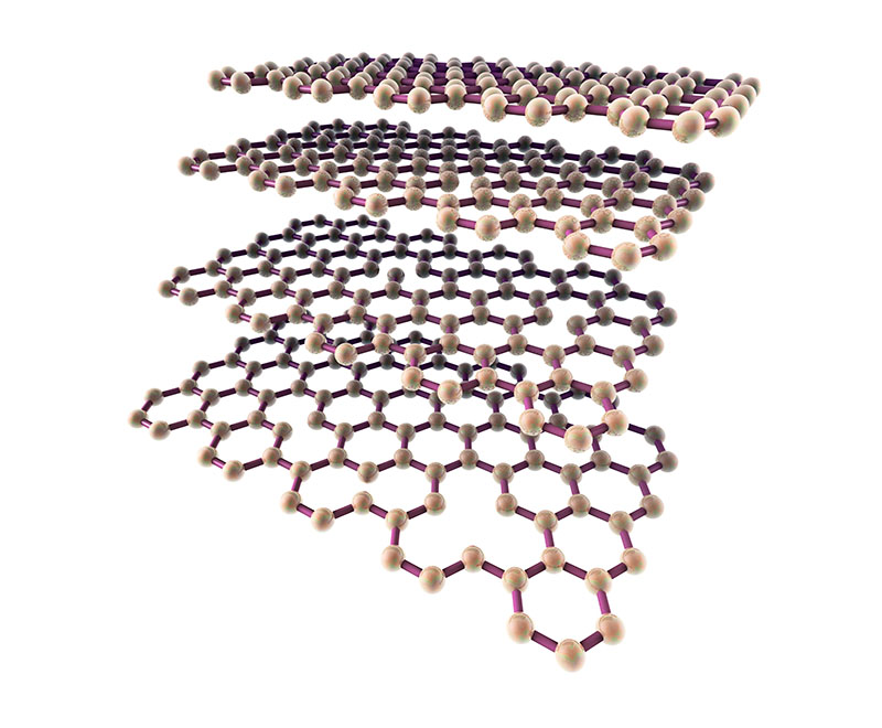 Structure of Holey Graphene