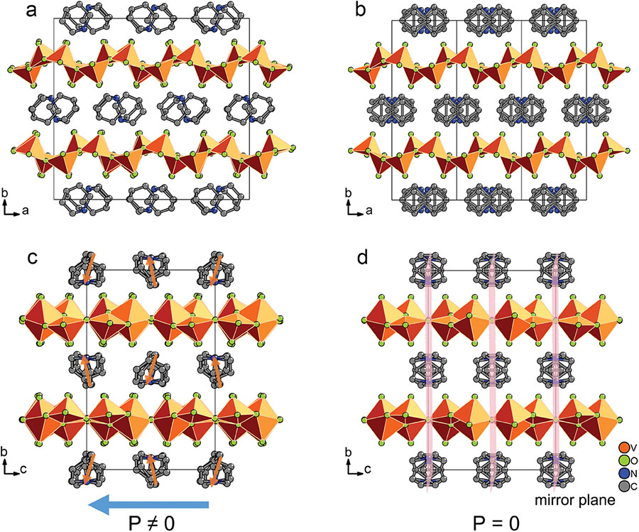 Crystal structures of (C7H14N)3V12O30