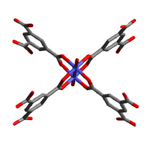 The structure of a postulated fundamental building block of HKUST-1